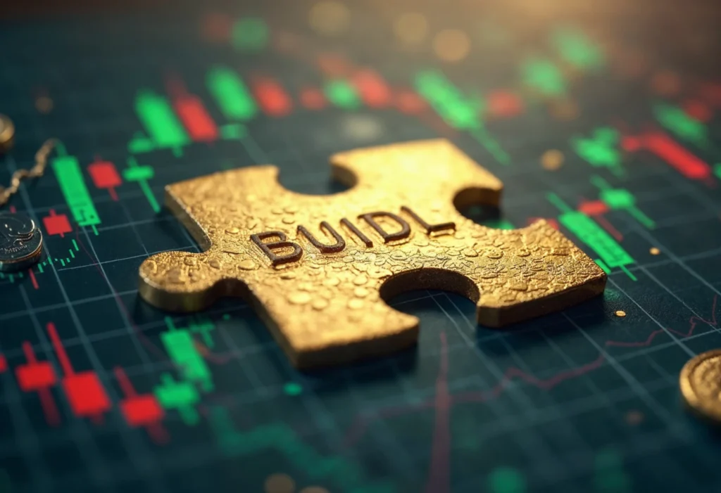 BUIDL Token as a gold puzzle piece