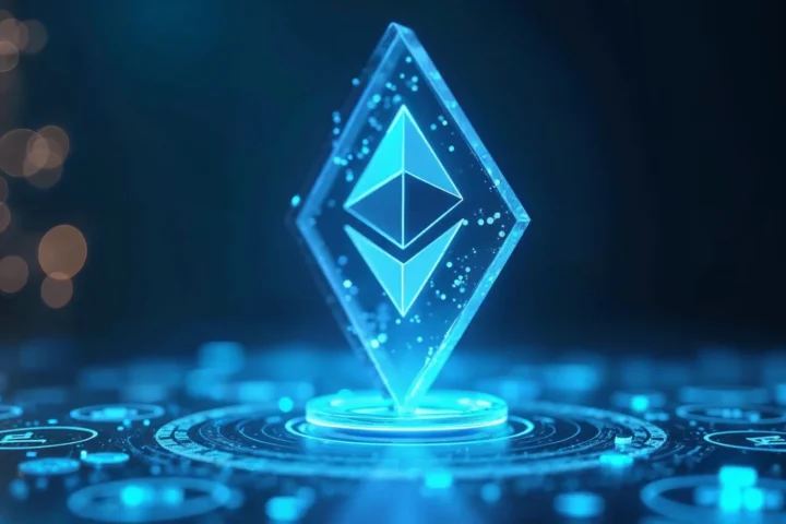 Image of a trophy with Ethereum's logo