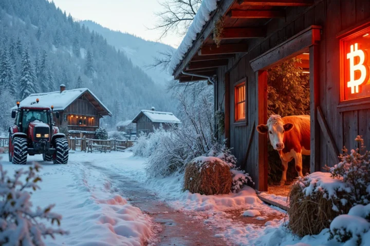 Industrial Bitcoin Heater on the farm in Europe