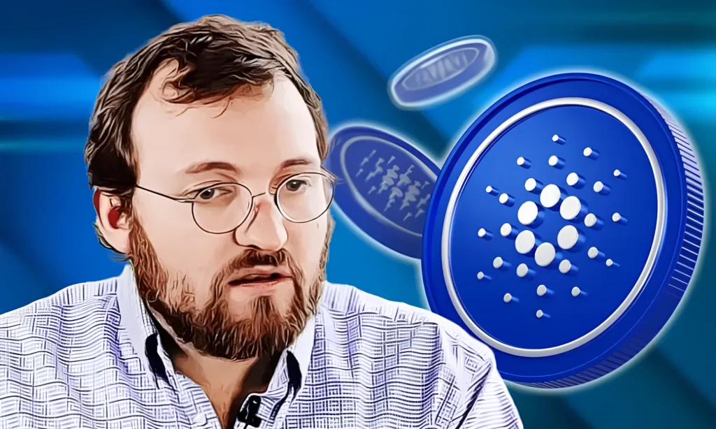 Charles Hoskinson and Cardano coins