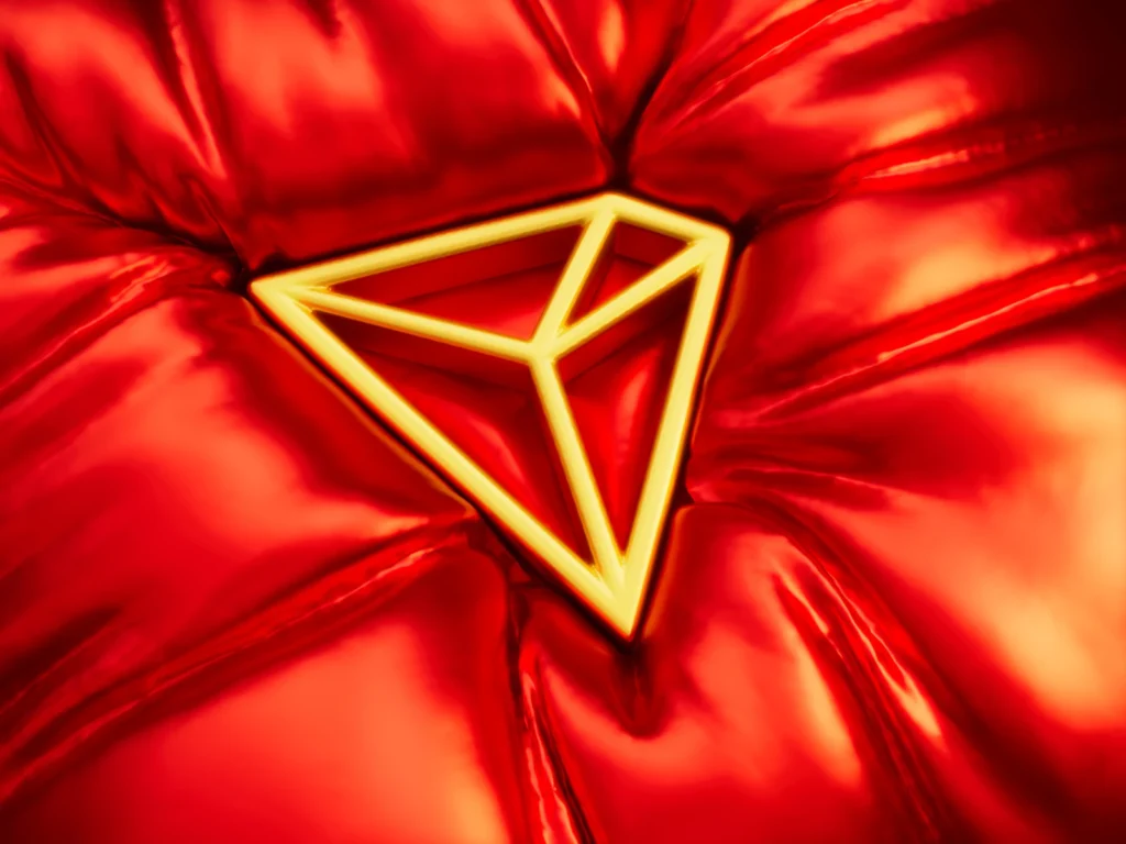 The Tron crypto coin logo